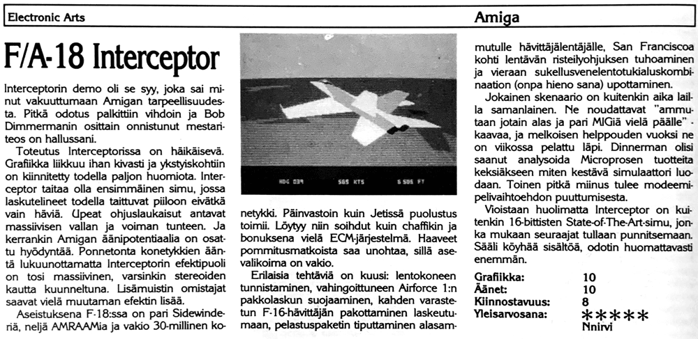 F/A-18 Interceptor